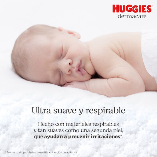 Pañales Huggies Dermacare Talla G, 96 uds