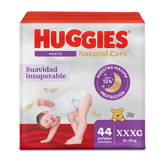 Pañales Huggies Natural Care Pants Etapa 6/XXXG 44U