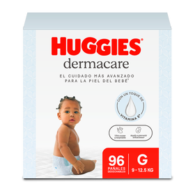 Pañales Huggies Dermacare Talla G, 96 uds