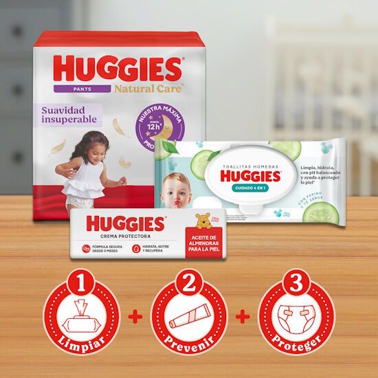 Pañales Huggies Natural Care Pants Etapa 6/XXXG 44U